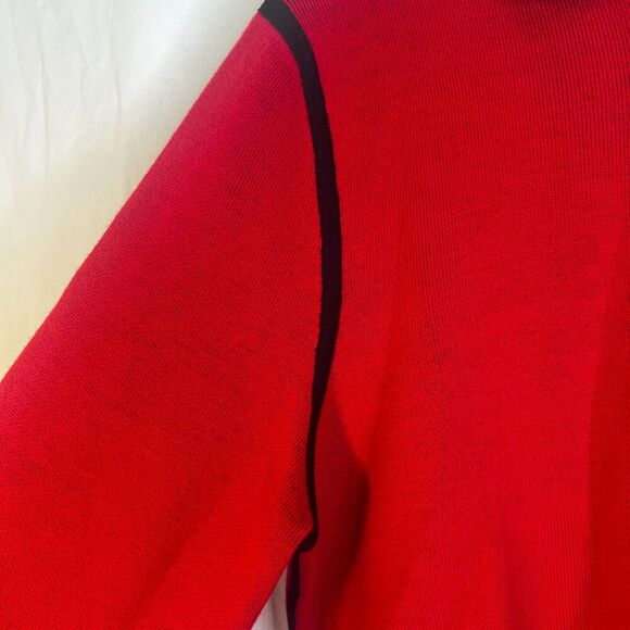 Pendleton Merino Wool Zip Up Sweater Contrast Trim Classic Timeless Size XL - Picture 8 of 11